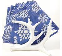 CONCEPT4U® Reindeer Deer Stag White Antler Napkin Tissue Serviette Holder Dispenser Christmas Xmas Party Home Table Décoration Dining Tray