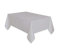 Concept4u Silver Paper Table Cloth 90 x 90cm - 6 PACK Disposable Silver Paper Table Cover Square Party Table Cover Occasions Baby Shower, Wedding, Birthday, Halloween, Xmas, Christmas Decorations