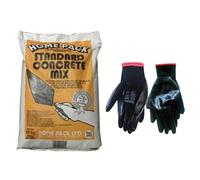 Concept4u Standard Concrete 10kg with Large Nitrile Coated Gloves for Concrete Bases & Foundations Ideal for Patching, Fitting Posts, Brick-Laying