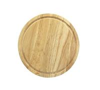 Concept4u Wooden Bread Board Round 28cm Kitchen Chopping Food Veg Bread Meat Fruit Cheese Tools Strong 28cm Cheese Tools