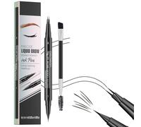 Conceptan Eyebrow Pencil, Conceptan Brow Pen, Dual-Ended Eyebrow Pencil with Micro-Fork-Tip, 3d Waterproof Smudge-Proof, Natural Fine Stroke Hair for Women Achieve Perfect Brows (05)