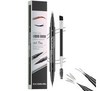 Conceptan Eyebrow Pencil, Conceptan Brow Pen, Dual-Ended Eyebrow Pencil with Micro-Fork-Tip, Natural Fine Stroke Hair for Women Achieve Perfect Brows (LIGHT BROWN,1pc)