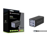 Conceptronic 6-Port 200W GaN USB PD Charger with USB-C Charging Cable, USB-C x 4