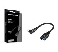 Conceptronic ABBY19B USB-C 90° Angled to USB-A OTG Adapter 10Gbps USB 3.2 Gen 2