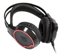 Conceptronic ATHAN01B 7.1-Channel Surround Sound Gaming USB Headset, Black/Red