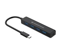 Conceptronic 4-Port USB 3.0 Hub, USB-C Connector