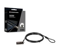 CONCEPTRONIC CUSTODIO01BN Laptop Combination Lock Nano Lock Slot 6ft