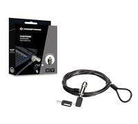 CONCEPTRONIC CUSTODIO02BN Laptop Lock with Key Nano Lock Slot 6ft