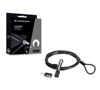 CONCEPTRONIC CUSTODIO02BN Laptop Lock with Key Nano Lock Slot 6ft