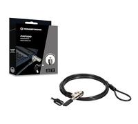 CONCEPTRONIC CUSTODIO02BS 6ft Standard Security Slot Laptop Lock with Key