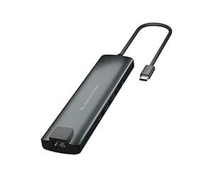 Conceptronic Digital data communication DONN06G 9-in-1 Multifunction USB Hub