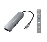Conceptronic DONN11G 6-in-1 USB 3.2 Gen 1 Docking Station. HDMI. 100W