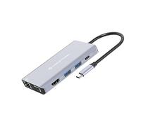 LevelOne Conceptronic DONN20G 10-in-1 USB 3.2 Gen 1 Docking Station; H
