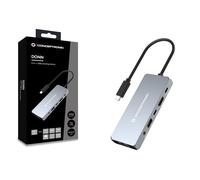 Conceptronic DONN22G 6-in-1 USB4 Docking Station, 40Gbps, 8K 60Hz HDMI, 2.5 Giga