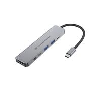 Conceptronic DONN33G 6-in-1 USB 3.2 Gen 1 Docking Station. HDMI. USB-A