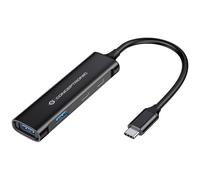Conceptronic HUBBIES12B 4 ports USB-C USB 3.2 Gen 2 hub Black