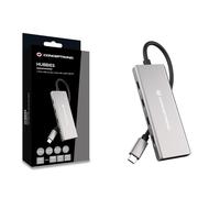 CONCEPTRONIC HUBBIES17G 7-Port USB 3.2 Gen 2 Hub, 10Gbps, USB-C x 4, USB-A x 3,