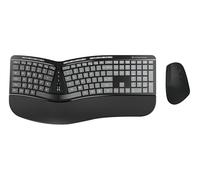 CONCEPTRONIC ORAZIO02US Ergo Wireless Ergonomic Keyboard and Mouse Set, QWERTY EN (US)