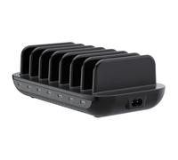 Conceptronic OZUL07B 160W 7-Port USB PD Charging Station. USB-C x 7. P