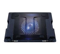 Conceptronic THANA02B Laptop/Notebook Cooling Pad/Tray for up to 17" devices, 2 Integrated fans, Height adjustable, Anti slip design, on/off power switch, usb powered