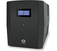 Conceptronic Zeus 03E Line Interactive 1200 VA 6salidas AC Compact Black uninterruptible power supply (UPS) - Power supply (UPS) (1200 VA 720 W, 220 V, 240 V, 220 V, 240 V)