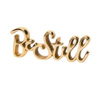 CONCEPTS Cast Metal Word Paperweight Motivational Home Office Desk Decor Accessory Modern Metallic Cursive Script Sign Decorative Shelf Display Accent for Workspace Bedroom Dorm Gift Decoration