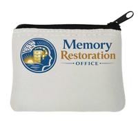 Conceptual Design for Memory Restoration Service Neoprene Coin Purse Pouch 10x11cm White