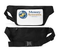 Conceptual Design for Memory Restoration Service Unisex Waist Bag Black