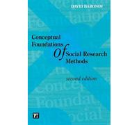 Conceptual Foundations of Social Research Methods