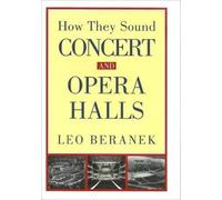 Concert and Opera Halls: How They Sound