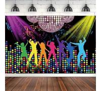 Concert Dance Photography Backdrop Night Club Music Birthday Party Glow Disco Ballroom Background For Photo Studio Booth Props 240x180cm