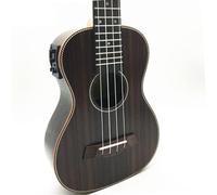 Concert Electric Acoustic Ukulele 23 Inch Rosewood Hawaiian 4 Strings Guitar 17 Fret Ukelele With Pickup EQ