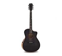 Concert Electro-Acoustic Guitar by Hartwood, Black