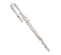 Concert Flutes C Tone Silver Plated Cupronickel Body And Curved Head Joint Bass Flute