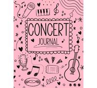 Concert Journal: Pastel Pink Diary for Treasured Music Memories