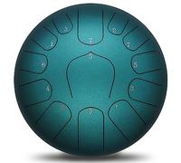 Concert Percussion Instrument, 11 Inch 13 Notes Steel Tongue Drum With Bag, Music Book, Mallets, Finger Picks, Handpan Drum For Adults Children Meditation Chakra Healing, Unique Gifts (Color : Deep H