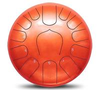Concert Percussion Instrument, 11 Inch 13 Notes Steel Tongue Drum With Bag, Music Book, Mallets, Finger Picks, Handpan Drum For Adults Children Meditation Chakra Healing, Unique Gifts (Color : Vitali