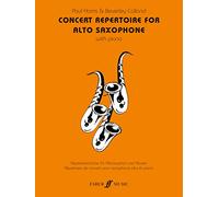 Concert Repertoire for Alto Saxophone with Piano