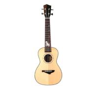 Concert Tenor 23/26 Ukulele With Bag Solid Spruce Top Glossy Finish 12 Zodiac Signs(Color:4,Size:23inches)