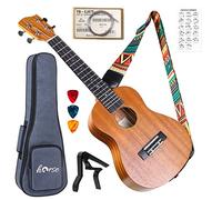 Concert Ukulele 23 Inch Ukelele Mahogany ukulele for Beginer with Gig Bag Strap String Capo Picks