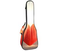 Concert Ukulele Backpack, Heavy Duty Ukulele Case Bag with Storage, Soprano Concert Tenor Ukulele 10MM Padded BagBlack SheepsValentine's Day Hearts on Starburst