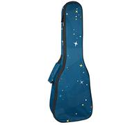 Concert Ukulele Backpack, Heavy Duty Ukulele Case Bag with Storage, Soprano Concert Tenor Ukulele 10MM Padded BagBlack SheepsThe Milky Way Star