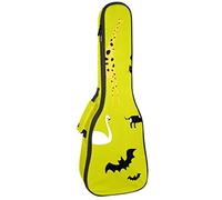 Concert Ukulele Backpack, Heavy Duty Ukulele Case Bag with Storage, Soprano Concert Tenor Ukulele 10MM Padded Bag Giraffe Beef Spider