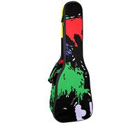 Concert Ukulele Backpack, Heavy Duty Ukulele Case Bag with Storage, Soprano Concert Tenor Ukulele 10MM Padded Bag Human Multi Picture