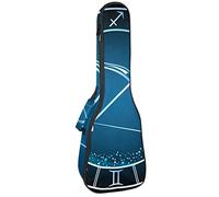 Concert Ukulele Backpack, Heavy Duty Ukulele Case Bag with Storage, Soprano Concert Tenor Ukulele 10MM Padded Bag Zodiac Sagittarius Constellation