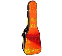 Concert Ukulele Backpack, Heavy Duty Ukulele Case Bag with Storage, Soprano Concert Tenor Ukulele 10MM Padded Bag Clef Music