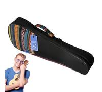 Concert Ukulele Bag - 68cm Padded Ukulele Backpack Cover, Decorative Pattern Instrument Case | Lightweight Travel Bag for Music Performance Protective ukulele bag has a thickening