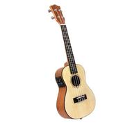 Concert Ukulele Electric Acoustic Solid Spruce Ukulele 23 Inch 18 Frets Uke 4 String Ukulele Guitar Ukulele Starter Kit