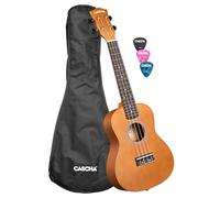 Concert Ukulele Linden Brown with Bag 3 Picks