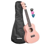 Concert Ukulele Linden Pink with Bag 3 Picks